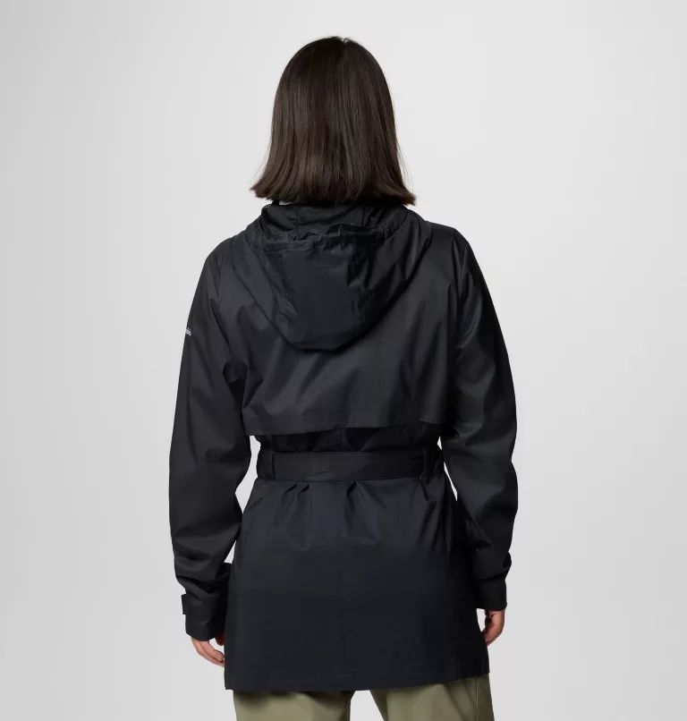 Black Columbia® Pardon My Trench™ III Women Jackets | KIEGMC-156