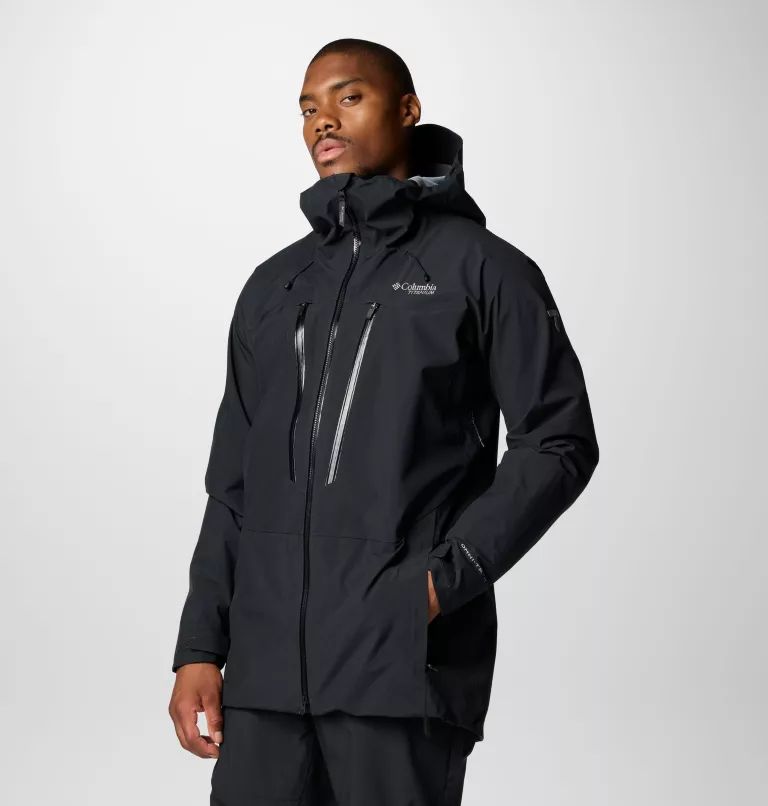 Black Columbia® Platinum Peak™ II 3L Shell Men Jackets | YHBAOF-839