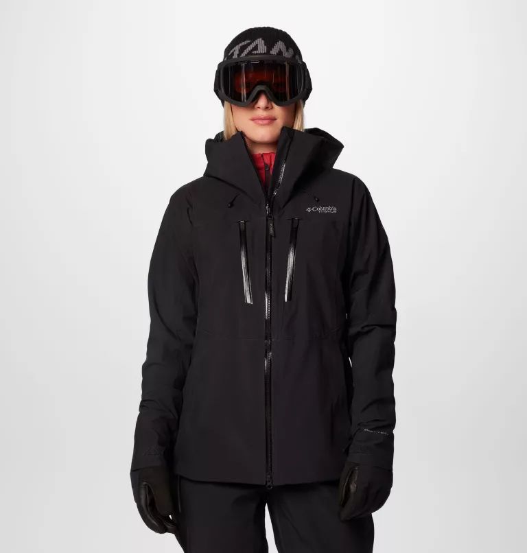 Black Columbia® Platinum Peak™ II 3L Shell Women Ski Jackets | WBHKJA-286