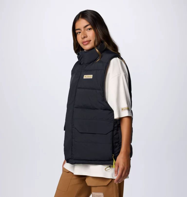 Black Columbia® Reversible Men Vest | KFNWAT-703