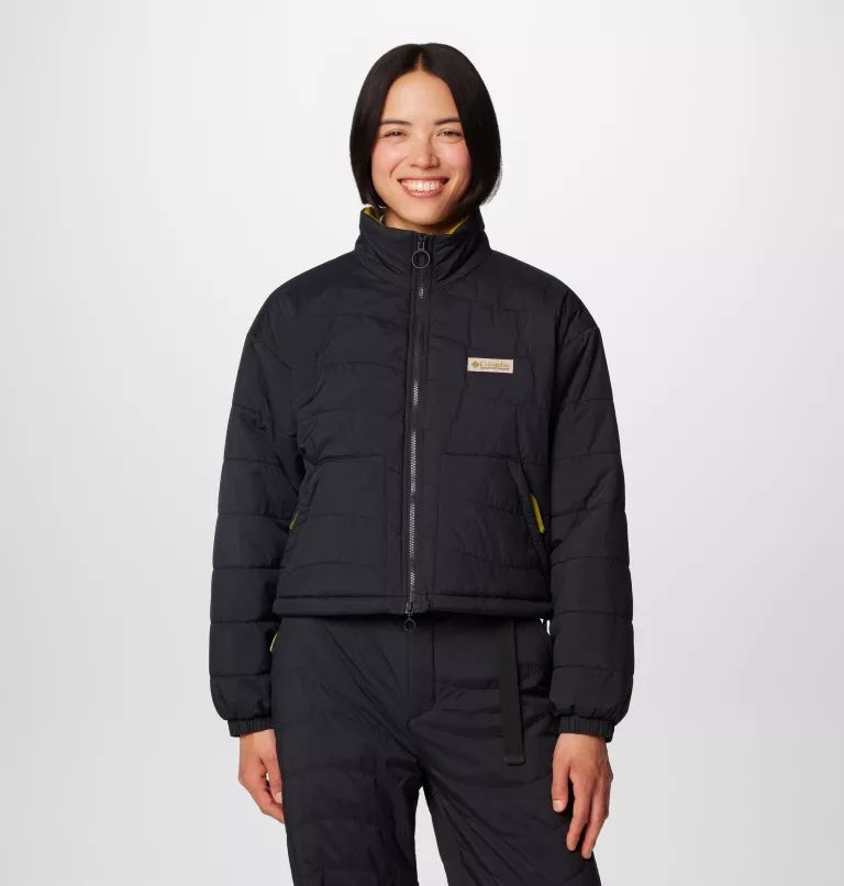 Black Columbia® Wallowa™ Insulated Cropped Women Jackets | XBITPG-352