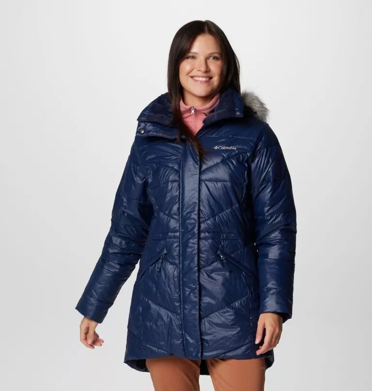 Blue Columbia® Peak to Park III Mid Insulated Women Jackets | KQERID-138