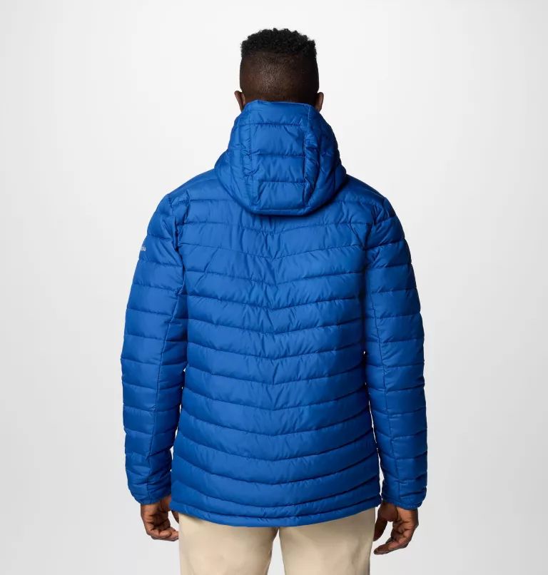 Blue Columbia® Slope Edge™ II Men Hooded Jackets | LOIMQS-745