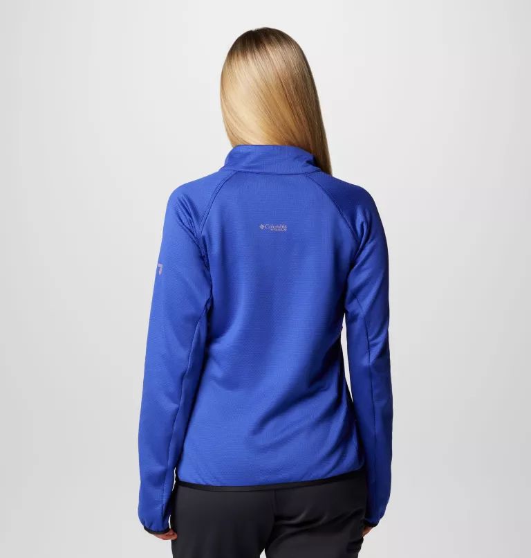 Blue Columbia® Triple Canyon™ Grid Fleece Full Zip Women Jackets | JCDQBW-723