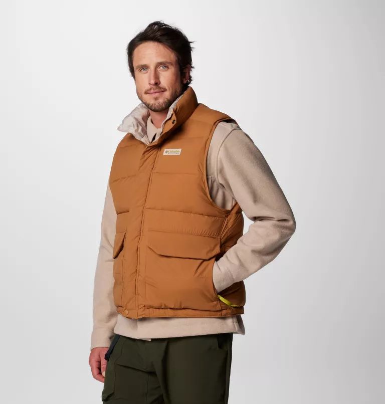 Brown Columbia® Reversible Men Vest | AWIXZF-860