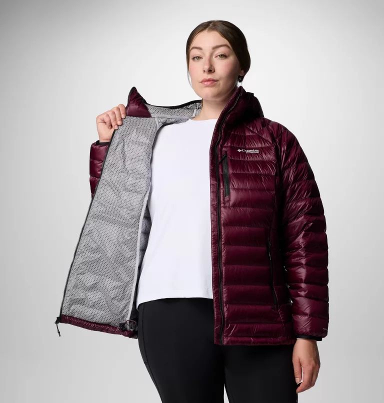 Burgundy Columbia® Arctic Crest™ Down Women Jackets | GKHVQP-741