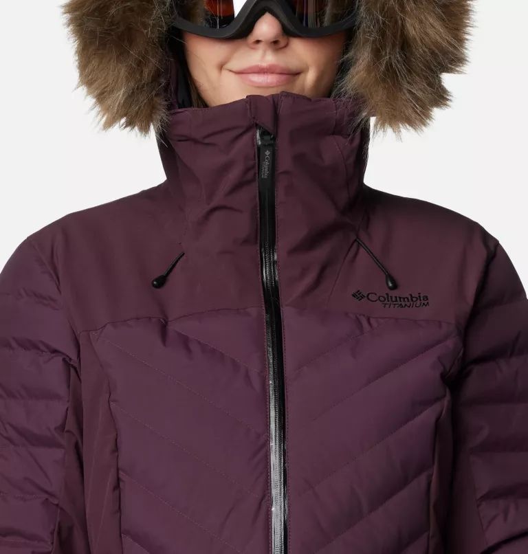 Burgundy Columbia® Bird Mountain™ III Insulated Women Jackets | FTWUDE-179