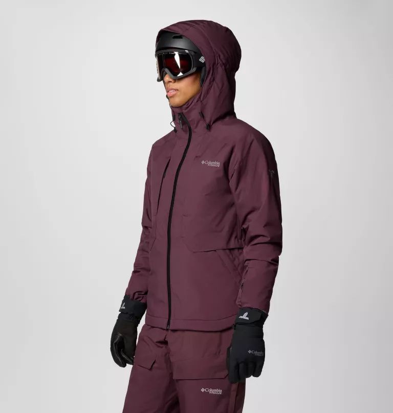 Burgundy Columbia® Highland Summit™ II Insulated Women Hooded Jackets | QWBOVG-647