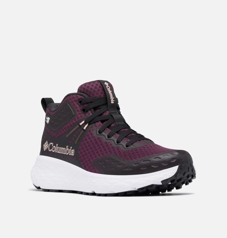 Burgundy Columbia® Konos™ TRS OutDry™ Mid Women Sneakers | OFKYHP-146