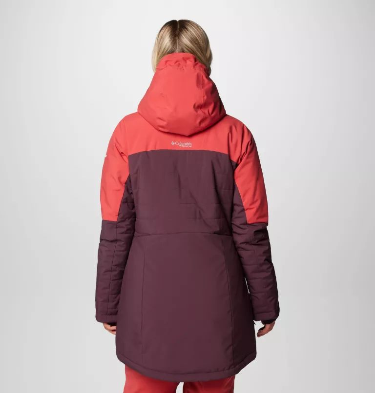 Burgundy Columbia® Mount Bindo™ IV Insulated Women Jackets | FHSYOE-015