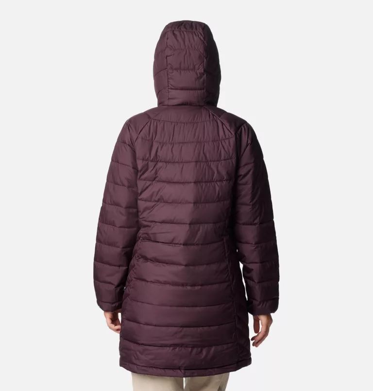 Burgundy Columbia® Powder Lite™ II Mid Women Jackets | KTSDEZ-176