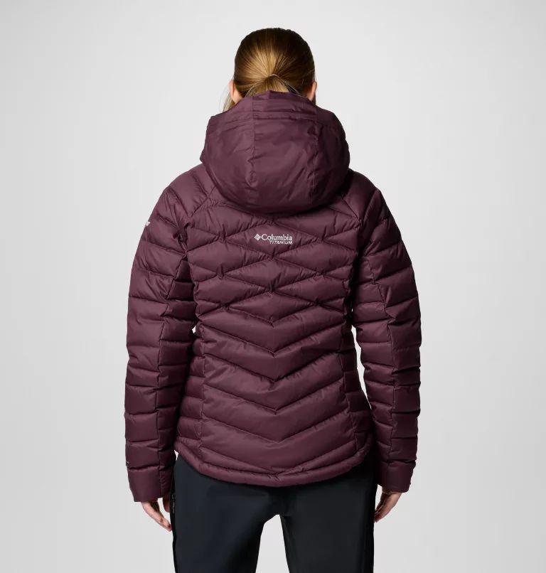 Burgundy Columbia® Roaring Fork™ II Women Down Jackets | BNHCEW-385