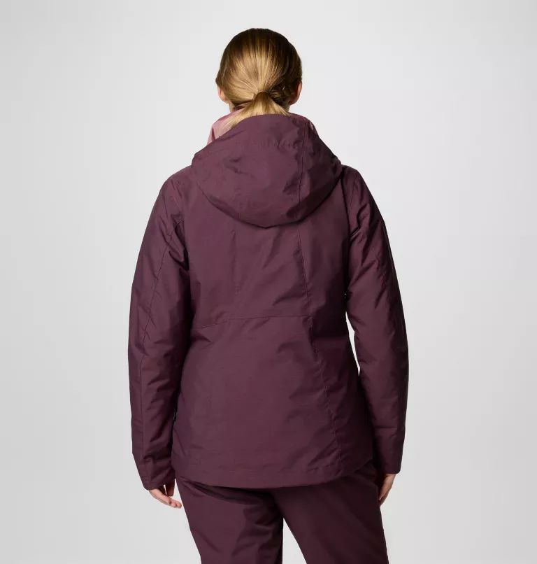 Burgundy Columbia® Whirlibird™ V Interchang Women Down Jackets | ACOFNH-794