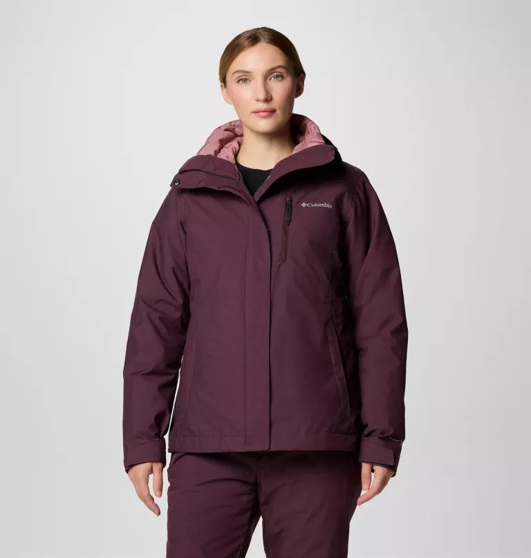 Burgundy Columbia® Whirlibird™ V Interchang Women Down Jackets | ACOFNH-794