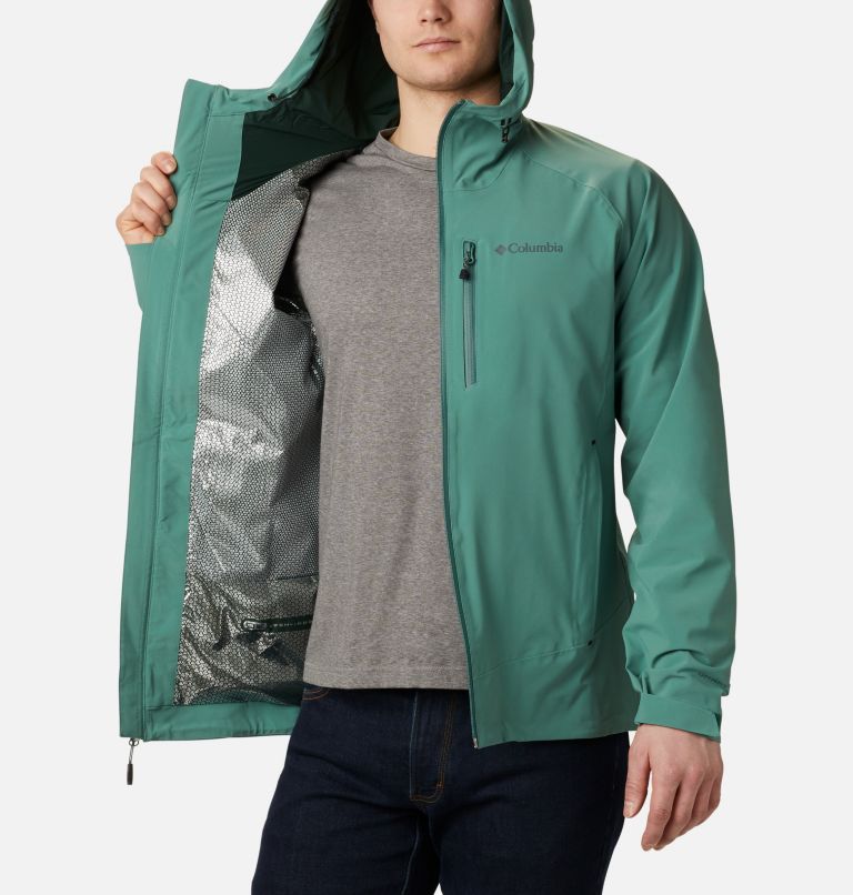 Columbia® Beacon Trail Men Rain Jackets | NMHPJQ-354