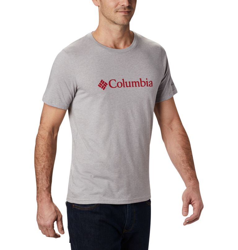 Columbia® CSC Basic Logo Men T-Shirts | PYQJUS-207