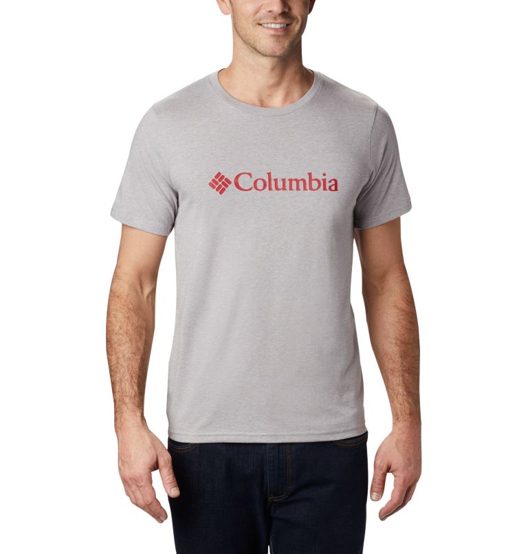 Columbia® CSC Basic Logo Men T-Shirts | PYQJUS-207