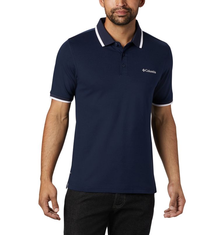 Columbia® Collegiate Men Polo Shirts | DJSQKG-756