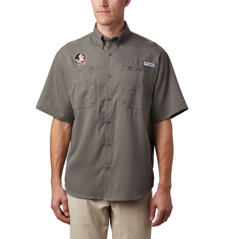 Columbia® Collegiate PFG Tamiami Men Fishing Shirts | VBMSLP-607