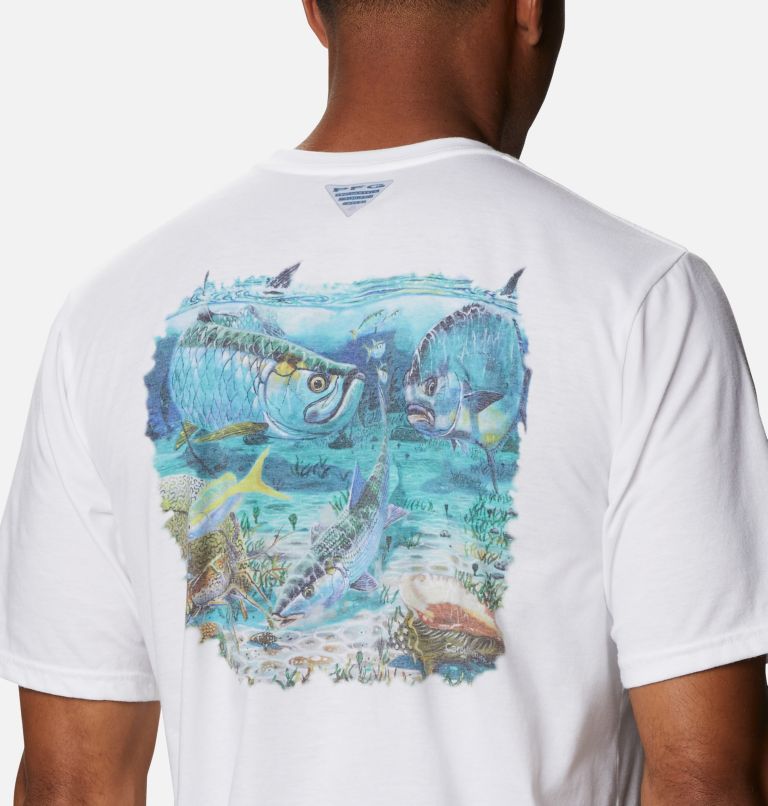 Columbia® PFG Carey Chen Men T-Shirts | BXAGYV-306