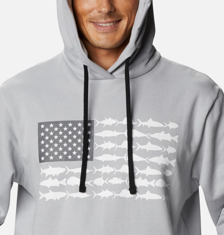 Columbia® PFG Fish Flag Men Hoodies | GDOKVP-837