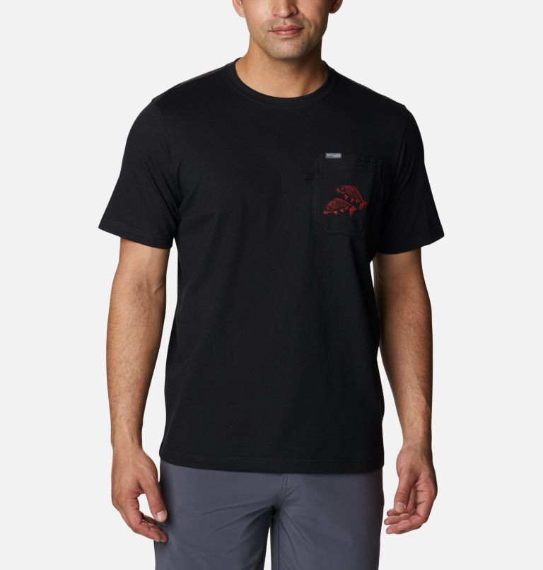 Columbia® PFG Men T-Shirts | QAMVWD-209