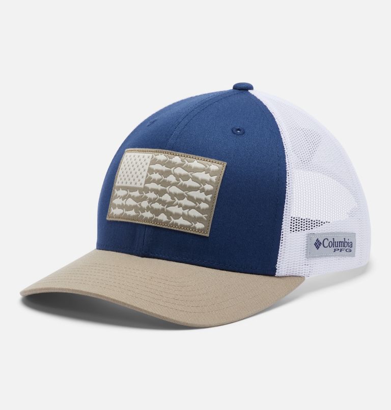 Columbia® PFG Mesh Snap Back Baseball Men Hats | IDQVXC-370