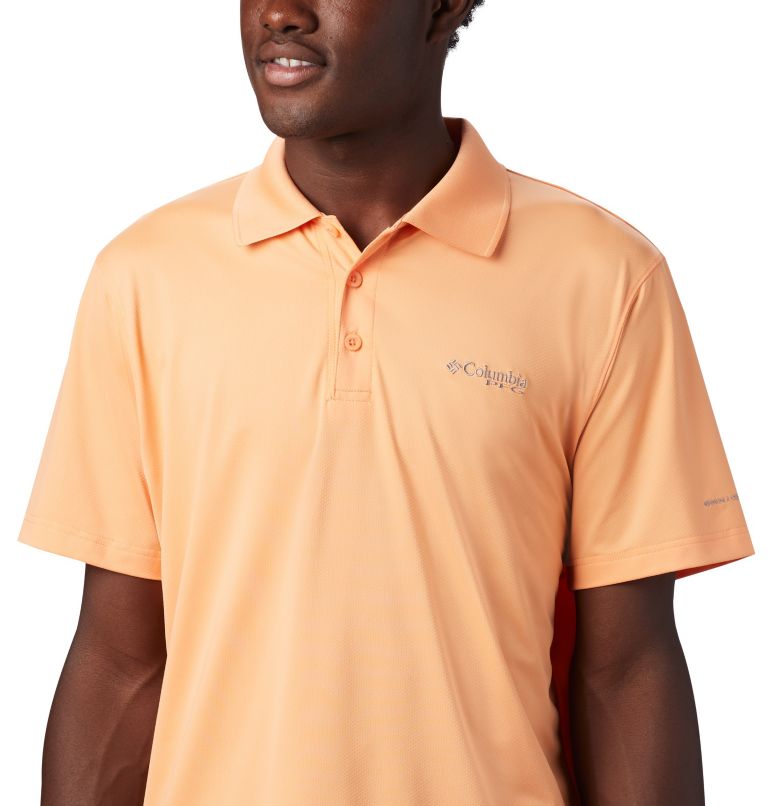 Columbia® PFG Skiff Cast Men Polo Shirts | RQTOWL-740