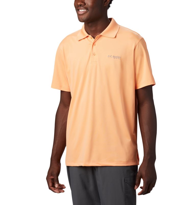 Columbia® PFG Skiff Cast Men Polo Shirts | RQTOWL-740