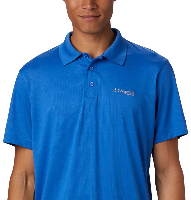 Columbia® PFG Skiff Cast Men Polo Shirts | RWSLIY-904