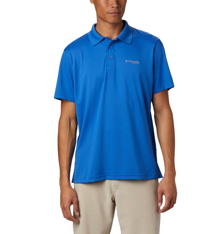 Columbia® PFG Skiff Cast Men Polo Shirts | RWSLIY-904