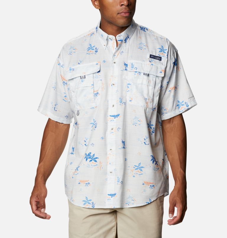 Columbia® PFG Super Bahama Men Fishing Shirts | NGKLWB-789