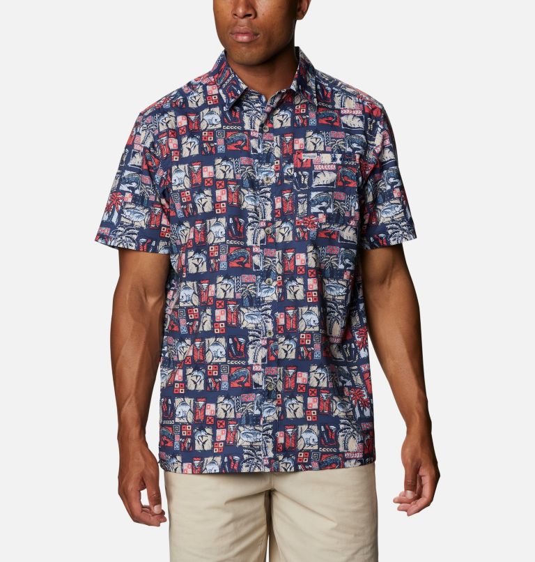 Columbia® PFG Super Slack Tide Men Shirts | NHEAYM-541