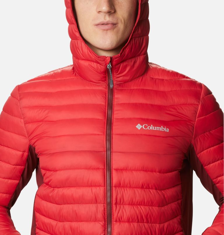 Columbia® Powder Pass Men Hooded Jackets | SJEIFB-639