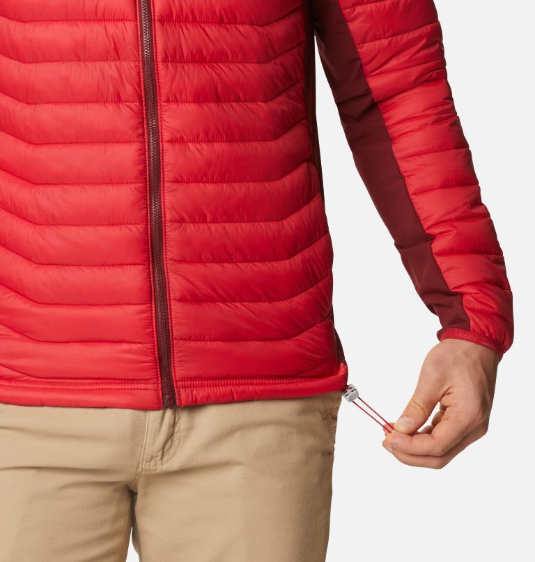 Columbia® Powder Pass Men Hooded Jackets | SJEIFB-639