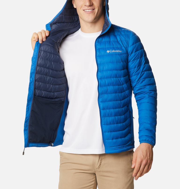 Columbia® Powder Pass Men Hooded Jackets | OEVKIY-143