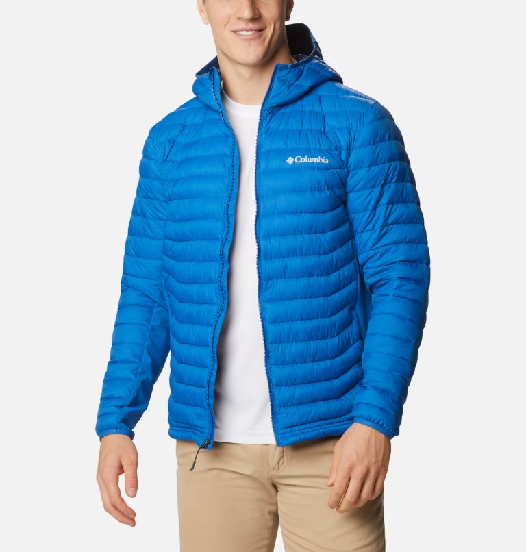 Columbia® Powder Pass Men Hooded Jackets | OEVKIY-143