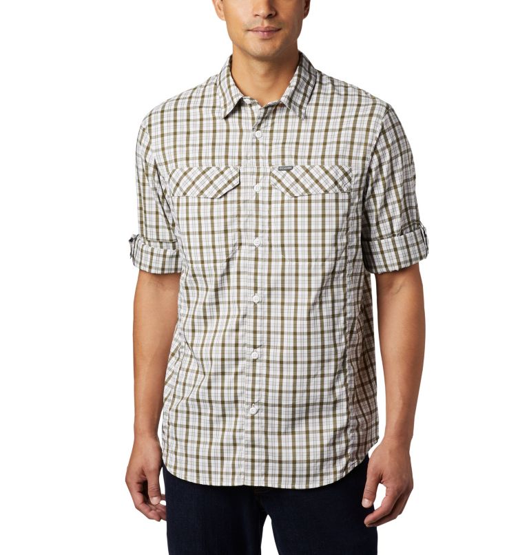 Columbia® Silver Ridge Lite Plaid Men Shirts | HIMPDZ-083