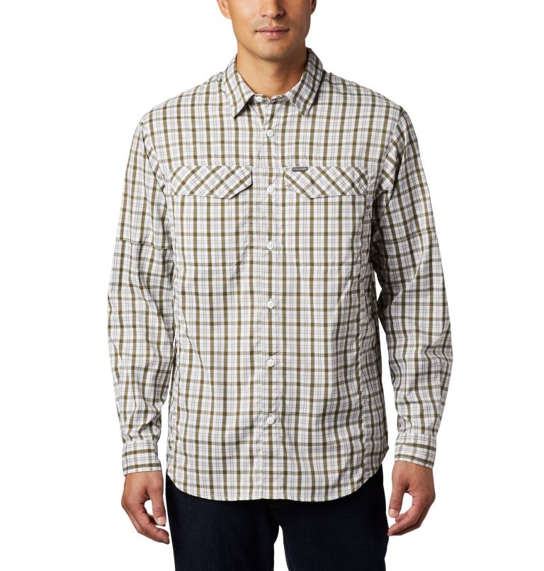 Columbia® Silver Ridge Lite Plaid Men Shirts | HIMPDZ-083