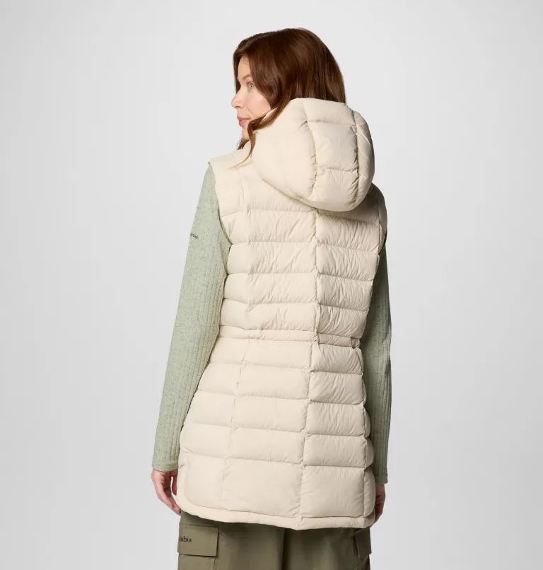 Cream Columbia® Ardenwood™ Mid hooded Down Women Vest | LEXBGT-713