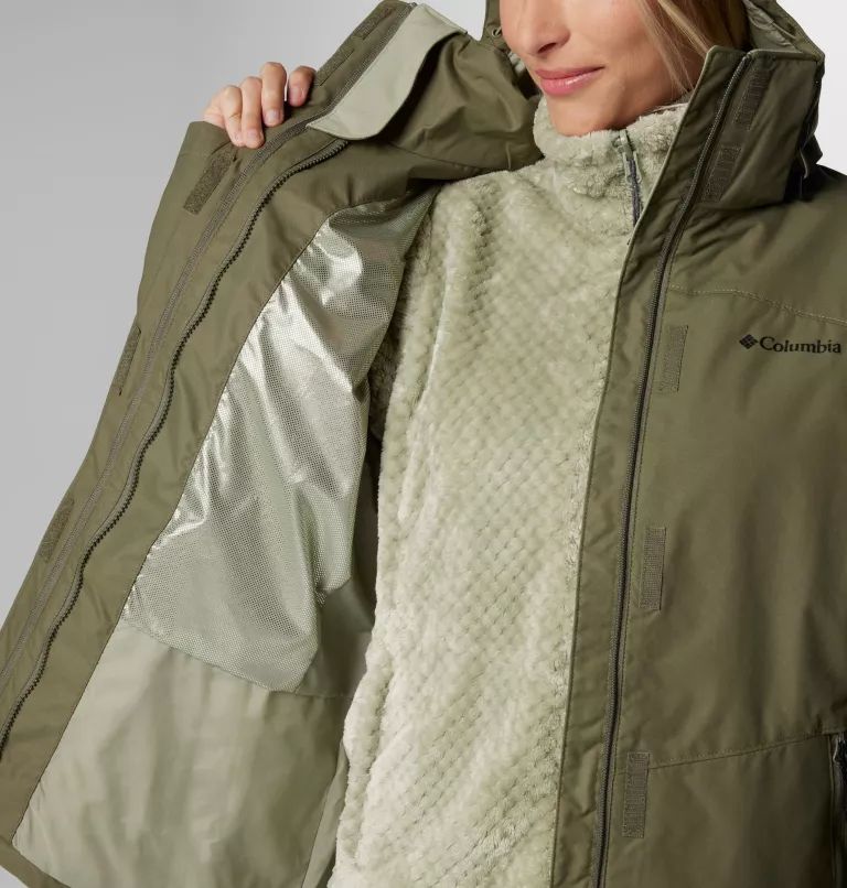 Green Columbia® Bugaboo™ III Fleece Interchange Women Jackets | EFBHXK-102