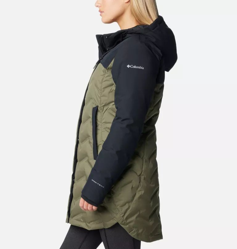 Green Columbia® Mountain Croo™ III Mid Women Down Jackets | QYUZAO-479