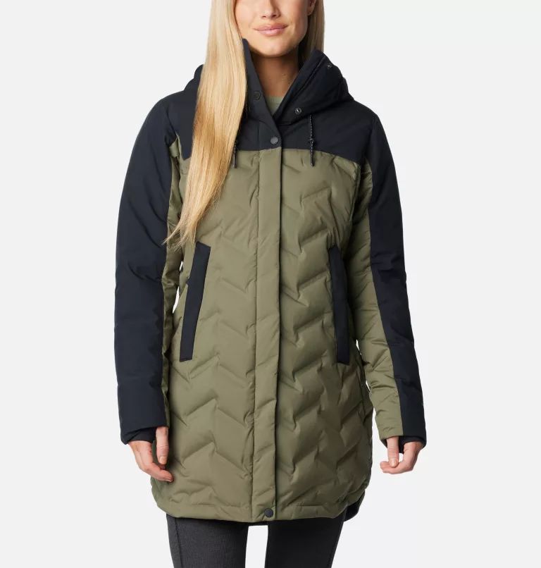 Green Columbia® Mountain Croo™ III Mid Women Down Jackets | QYUZAO-479