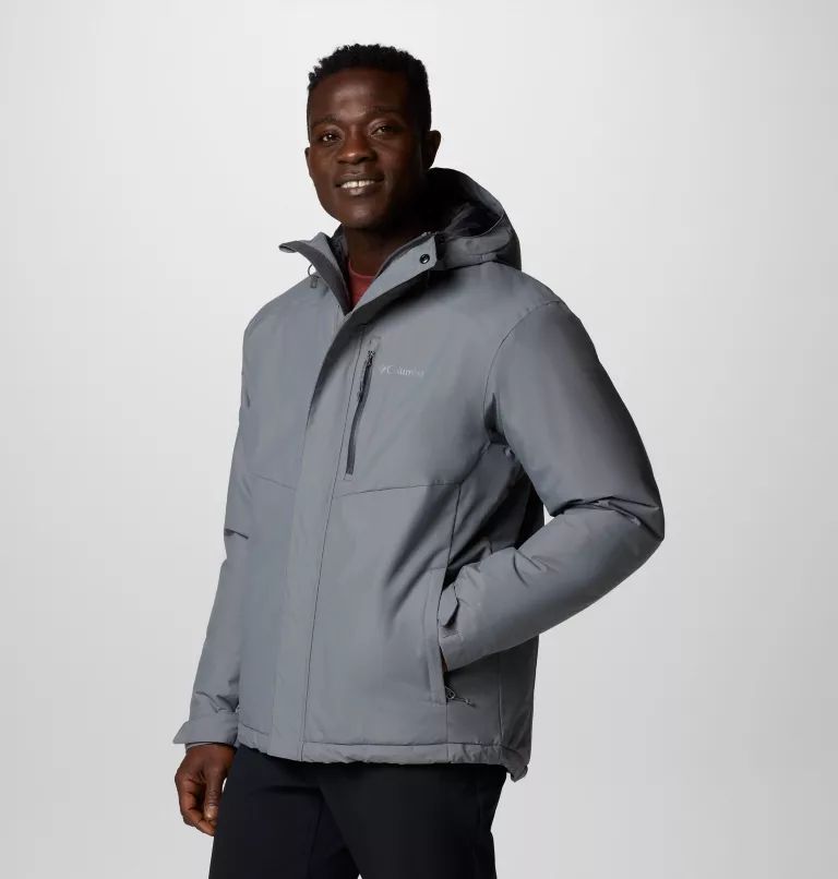 Grey Columbia® Cascadian Peaks™ Men Insulated Jackets | OMEWIL-517