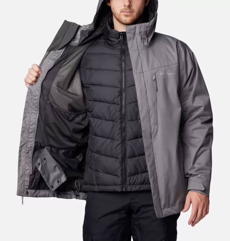 Grey Columbia® Whirlibird™ V Interchange Men Insulated Jackets | QNYLBJ-637