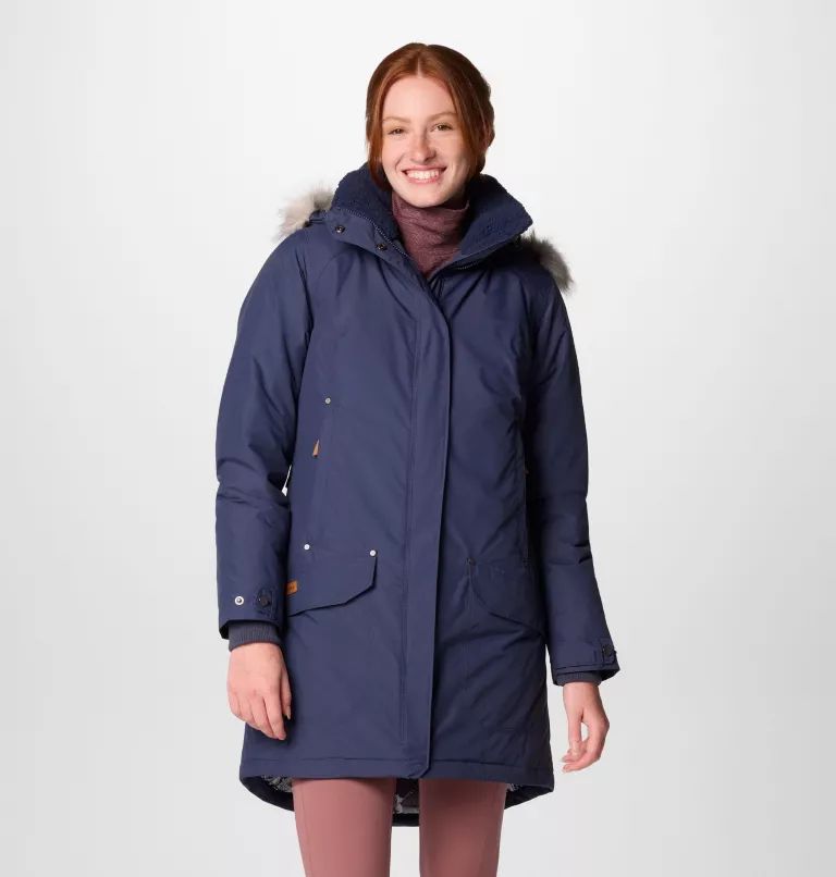 Navy Columbia® Icelandite™ TurboDown™ II Women Jackets | HLTMBO-163