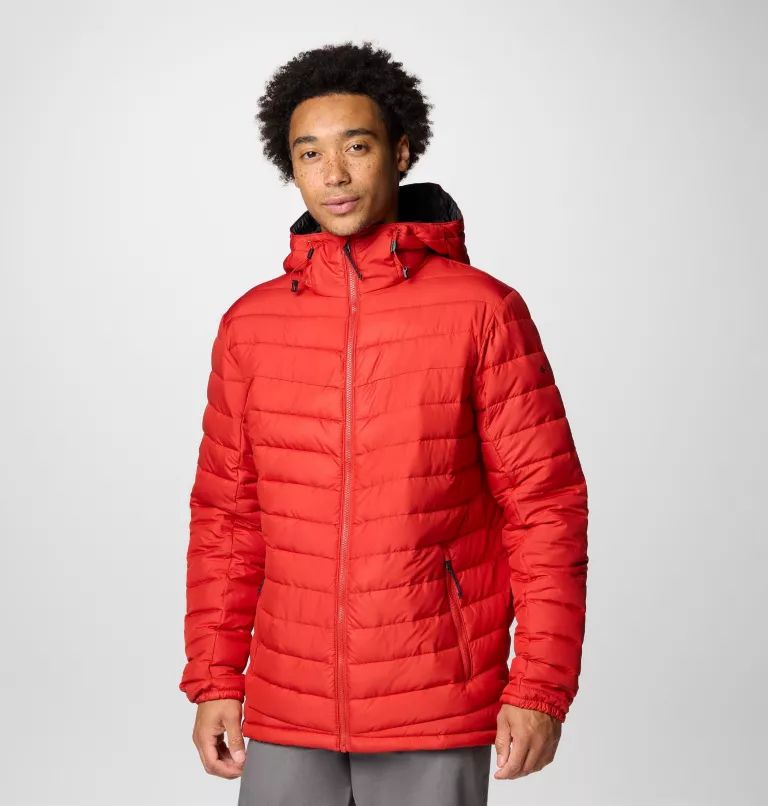 Red Columbia® Slope Edge™ II Men Hooded Jackets | TVEJLX-901