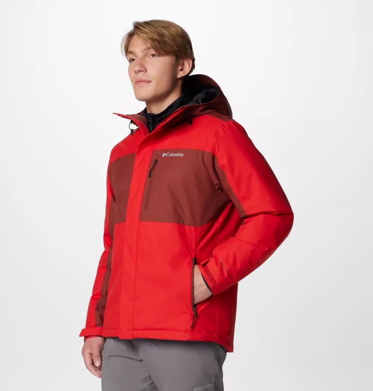 Red Columbia® Tipton Peak™ III Men Insulated Jackets | KMFDPE-613