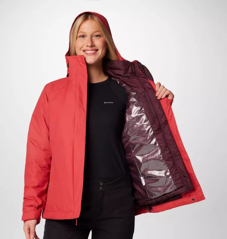 Red Columbia® Whirlibird™ V Interchang Women Down Jackets | UIHCXG-153