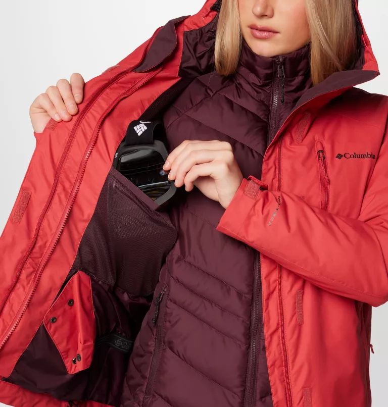 Red Columbia® Whirlibird™ V Interchang Women Down Jackets | UIHCXG-153